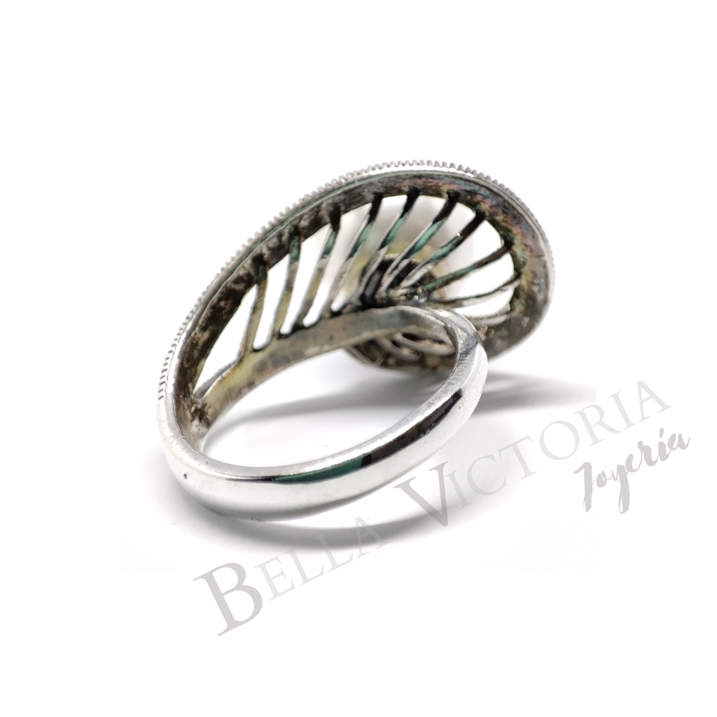 Anillo Plata con Perla